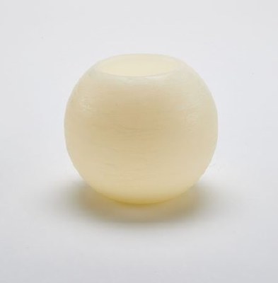 6" Ivory Flameless LED Sphere Candle
