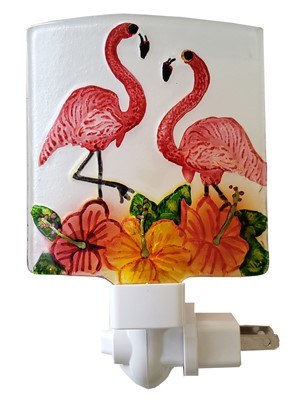 Fantastic Flamingo Glass Night Light