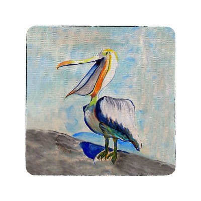 4"SQ Talking Pelican Coaster