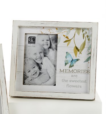 4" x 6" Memories Are The Sweetest Flowers Picture Frame