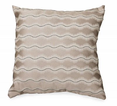 17" Square Champagne Waves Pillow