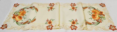 72" Pumpkin Harvest Table Runner Fall and Thanksgiving