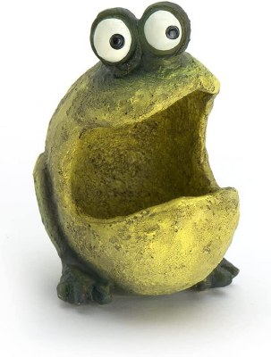 3" Green Baby Gaper the Frog Planter