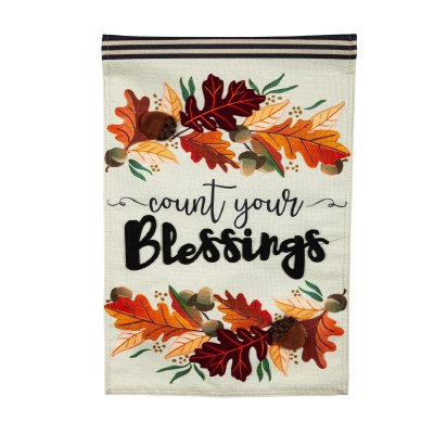 18" x 12" Mini Count Your Blessings Flag