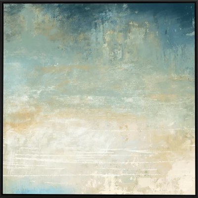 51" Square Water Music Canvas Framed