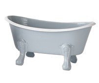 6" Gray Bath Tub Soap Dish