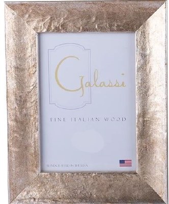 4" x 6" Forged Silver Picture Frame