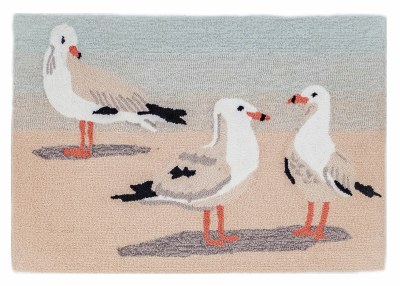 20" x 30" Gulls Sand Frontporch Indoor/Outdoor Rug