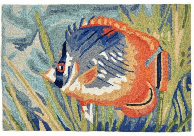 30" x 48" Ocean Tropical Fish Ravella Rug