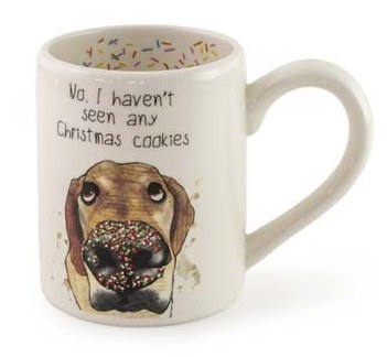 13 oz Christmas Cookies Dog Mug