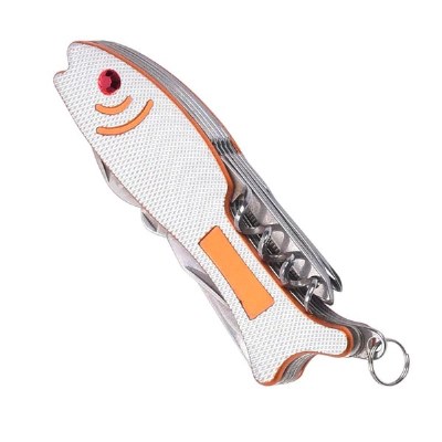 5" Orange Fisherman's Friend Multi Function Pocket Tool