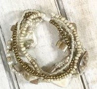 Ivory Pearl Bead Bracelet