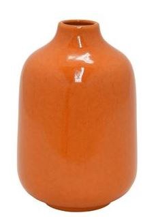 Orange Cermaic Vase