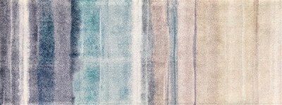 28" x 75" Seaside Ombre Washable Floor Runner
