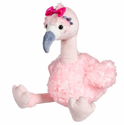 10" Pink Flamingo Plush with Bow