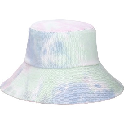 3.5" Brim Pink Tie Dye Cotton Spot Bucket Hat