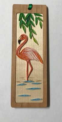 Flaming Quilling Bookmark