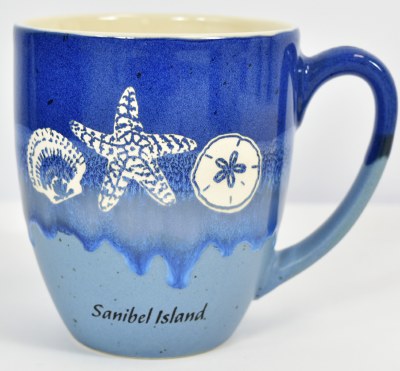 18oz Sanibel Island Blue Shells Mug