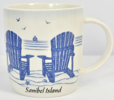 14oz Sanibel Island Blue Chiars Mug