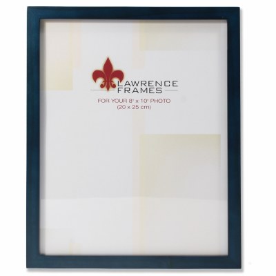 8" x 10" Dark Blue Satin Wood Picture Frame