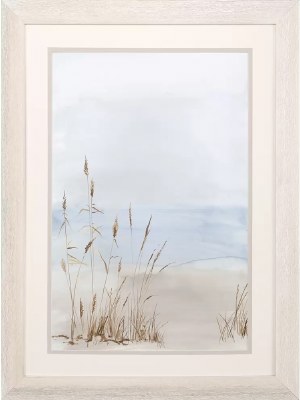 49" x 37" Soft Beach Grass 2 Print Framed Under Glass