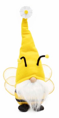 12" Buzz the Bee Gnome with Yellow Hat and Wings