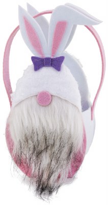 5.5" Gnome Bunny Felted Basket