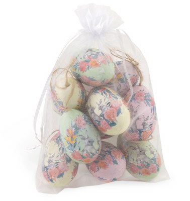 Bag of 12 Flower Bunny Eggs