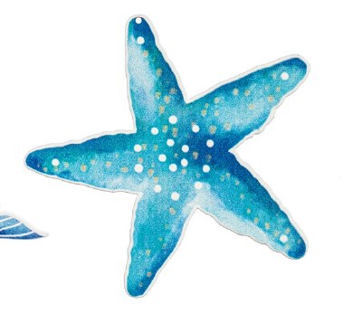 5" Blue Starfish Screen Saver