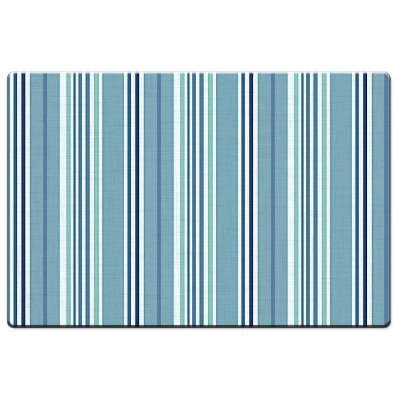 20" x 30" Blue Stripe Cushion Mat