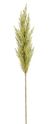 46" Faux Green Pampas Grass Spray