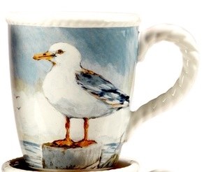 18 oz Seagull Ceramic Mug