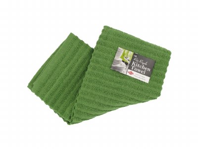 Ritz Solid Green Kitchen Towel