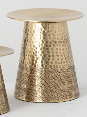 6.5" Distressed Bronze Pillar Candleholder