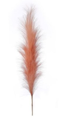 40" Faux Coral Pampas Plume