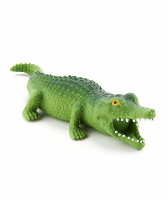 9" Green Crocodile Stretch Stress Toy