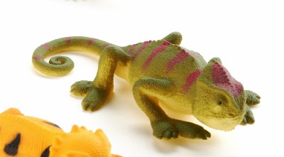 7" Green Color Changing Stretchy Lizard