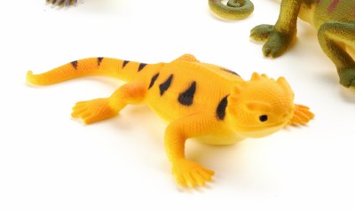 7" Yellow Color Changing Stretchy Lizard