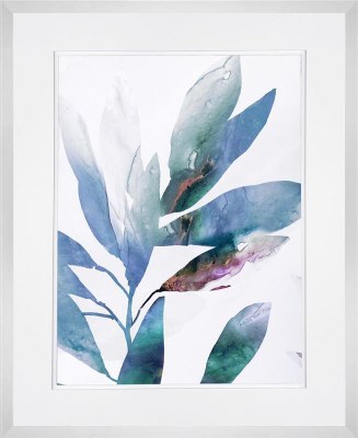 43" x 35" Indigo Spring 2 Framed Print Under Glass