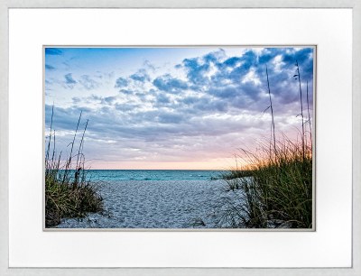 37" x 49" Entrance To The Sea Framed Print Under Glass