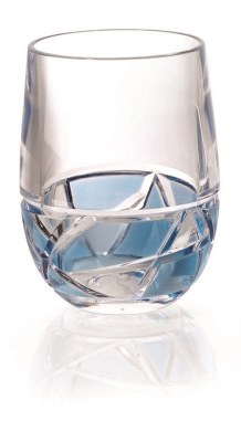 10 oz Azure Mosaic Rocks or Stemless Wine Acrylic Glass