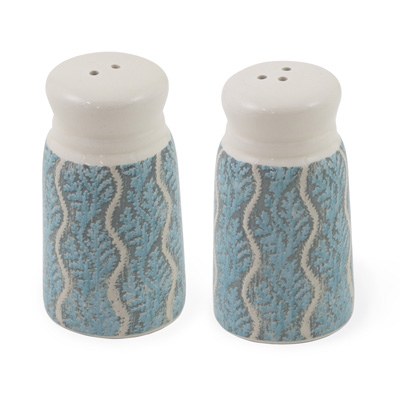 3" Laguna Shells Ceramic Salt and Pepper Shakers