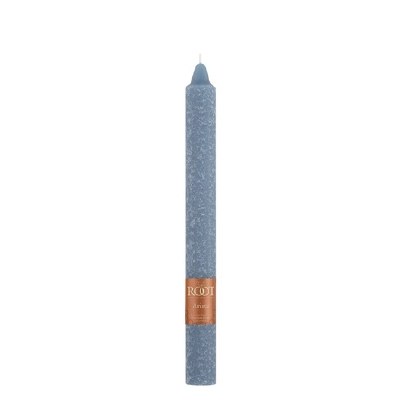 9" Williamsburg Blue Wax Timber Taper Candle