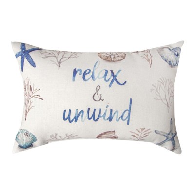 8" x 12" Relax and Unwind Decorative PIllow