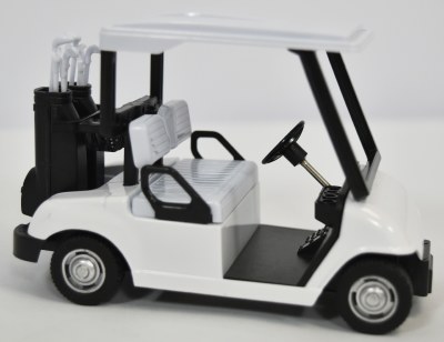 5" White Golf Cart Toy