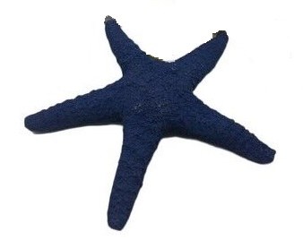 10" Faux Blue Starfish
