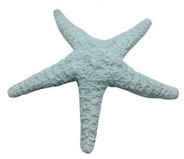 10" Green Faux Polyresin Starfish