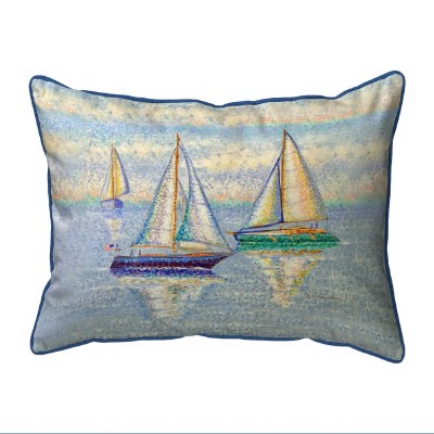 16" x 20" Sailing By Indoor and Outdoor Pillow