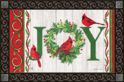 18" x 30" Cardinal "Joy" Doormat