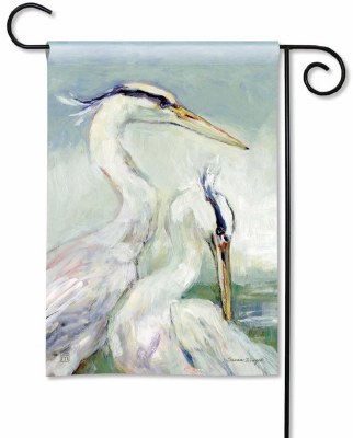 18" x 13' Mini Egrets Garden Flag